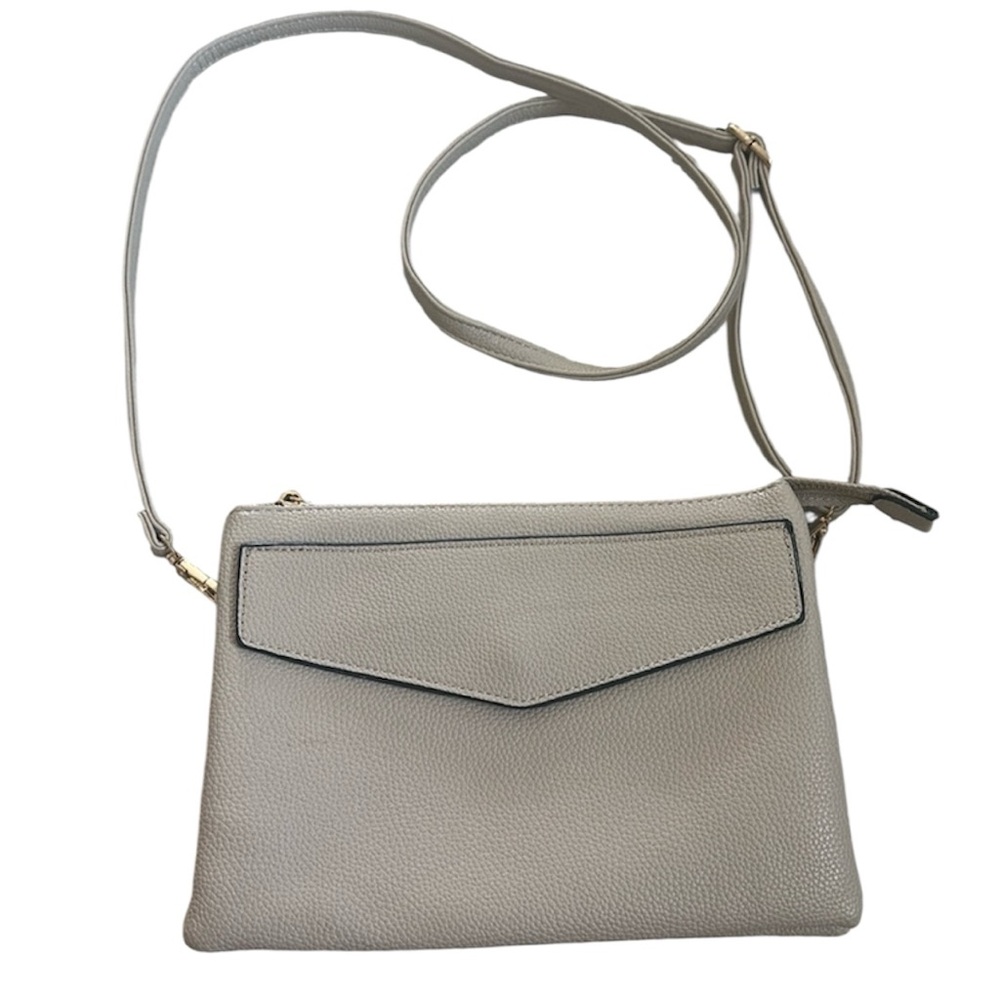 Crossbody Vegan Leather Purse Multi Pockets